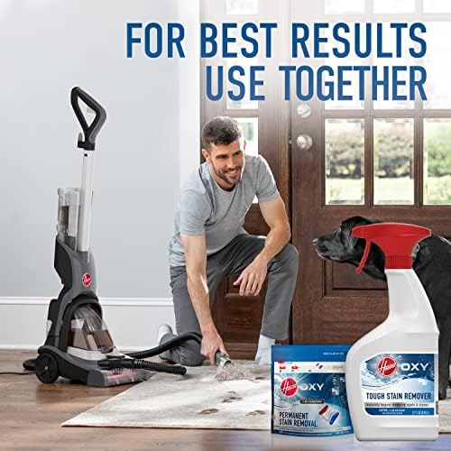 Hoover Oxy Permanent Stain Remover Carpet Cleaner Solution - 10 Pack