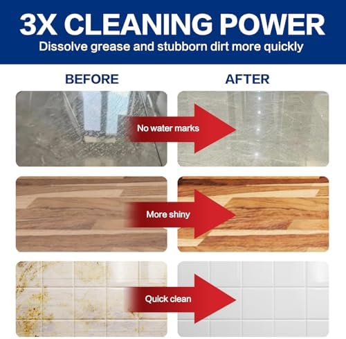 YHOVID Multi-Surface Floor Cleaner Refill 4 Pack Original