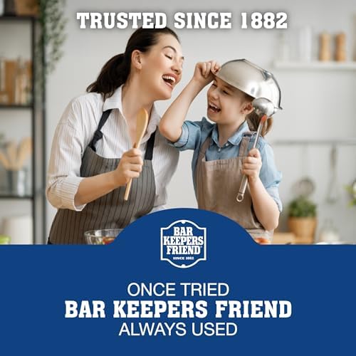 Bar Keepers Friend Stainless Steel Cleaner Polish 2 x 16 oz