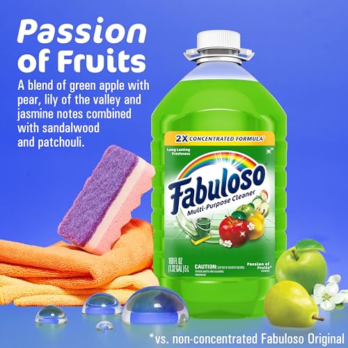 Fabuloso Passion Fruit All-Purpose Cleaner 2X Pack of 3