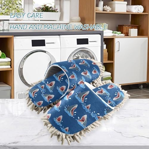 Burbuja Cartoon Sharks Cleaning Mop Slippers