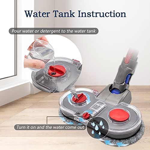 Coodss Dry and Wet Mop Head for Dyson V7 V8 V9 V10 V11