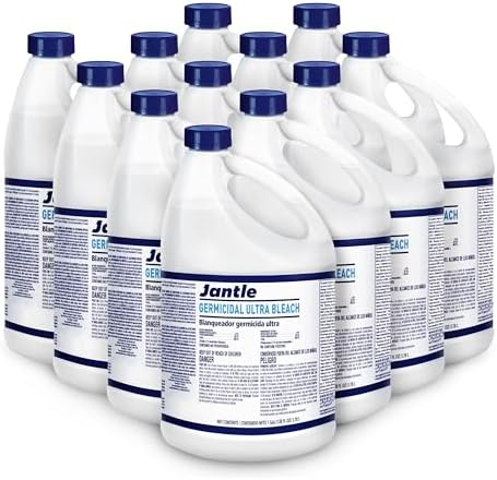 Jantle Bleach Cleaner 1 Gallon Bulk Buy - 12 Bottles