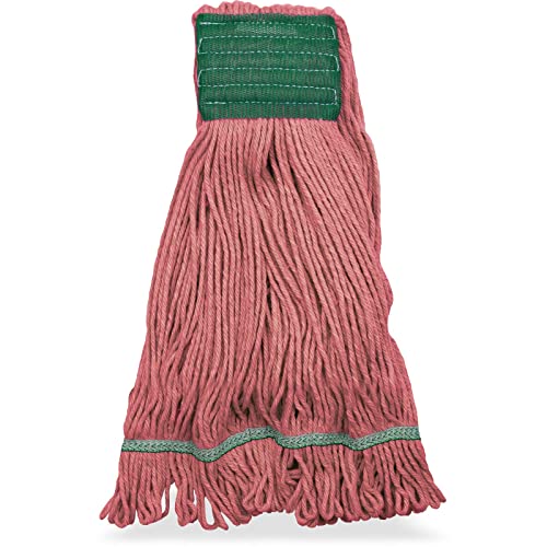 Sparta Flo-Pac Cotton Mop Head Loop-Ended 5 Green Band Medium 1