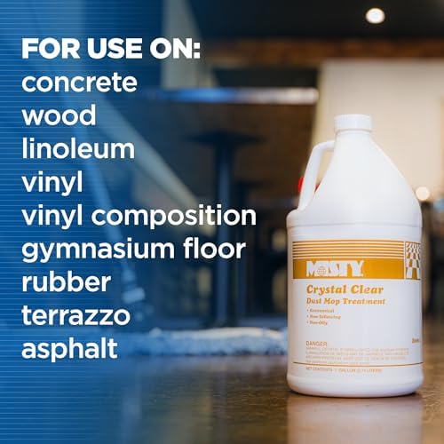 MISTY Crystal Clear Dust Mop Treatment - 1 Gallon Case of 4