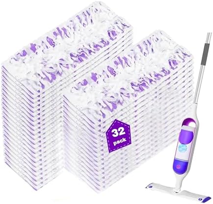 32 Count Swiffer PowerMop Refill Pads - Multi-Surface Wood Floor Compatible