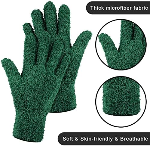Bencailor 6 Pair Microfiber Dusting Gloves