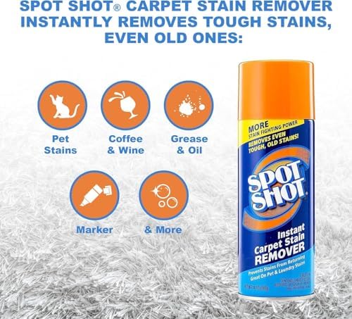 WD-40 Spot Shot Professional Carpet Stain Remover Aerosol 14oz