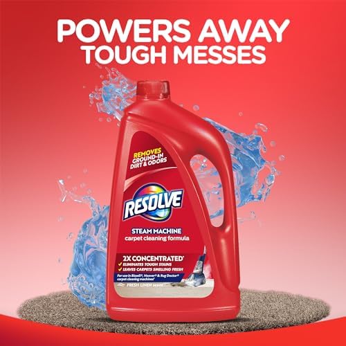 Resolve Steam Carpet Cleaner Solution Shampoo 60 fl oz 2X Concentrate