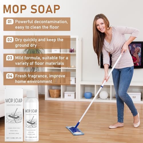 Marveher Mop Soap Brazilian Waves Multi-Purpose Floor Cleaner