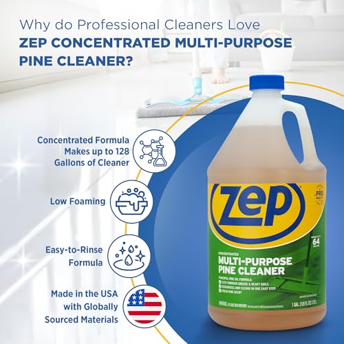 Zep Concentrated Pine Cleaner 128 oz Case of 4 1