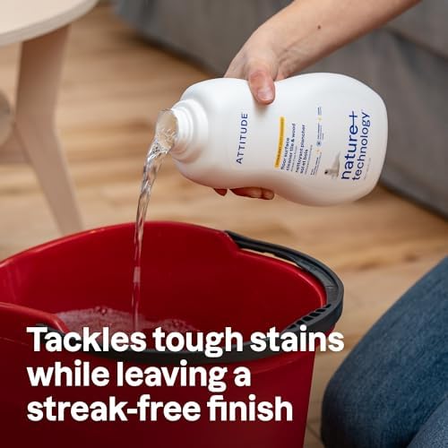 ATTITUDE Floor Cleaner EWG Verified Vegan Plant-Based 352 Fl Oz
