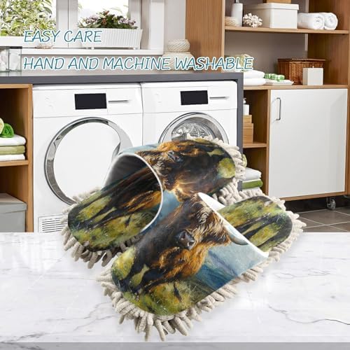 Zhirexin High Absorbency Mopping Slippers