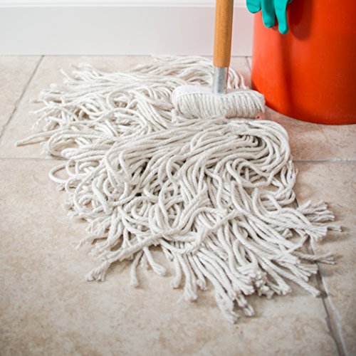 SPARTA Flo-Pac Mop Head Cut-End 18 Inches White