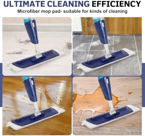 3 Pack Microfiber Mop Pads for Bona 18 Inch Mop