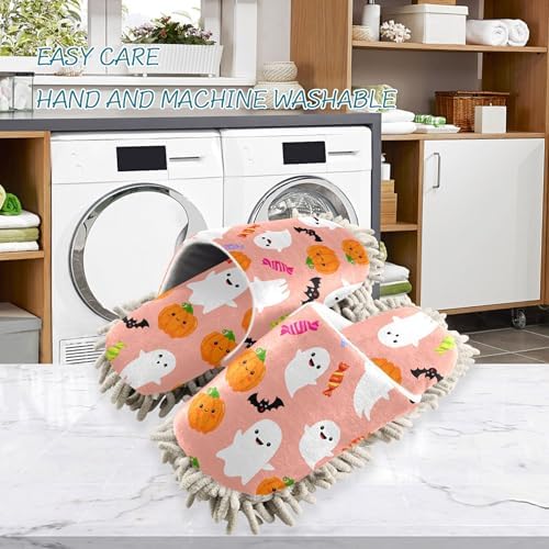 Burbuja Pumpkins Boo Mop Slippers for Home Kitchen