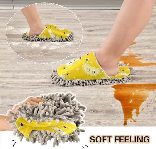 Zhirexin Cleaning Slippers Mop Shoes for House Floor