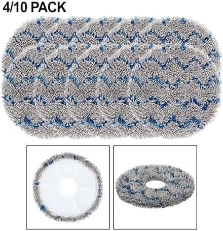 4 Pack Replacement Mop Cloth for DEEBOT N30 and Omni