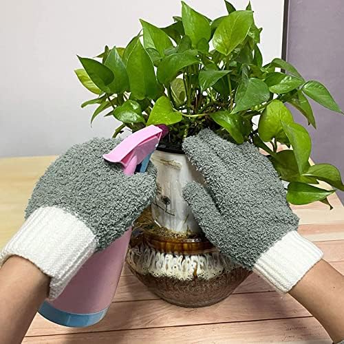 MIG4U Microfiber Dusting Gloves 2 Pairs