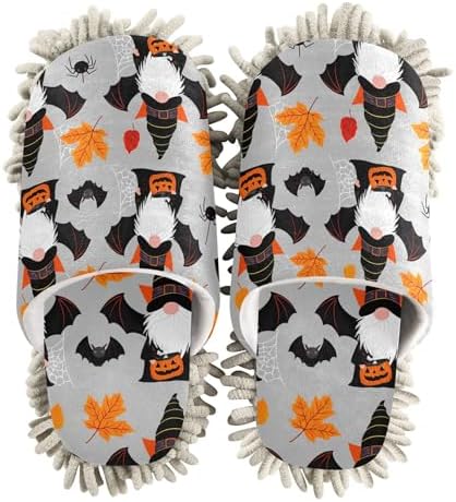 Burbuja Mop Slippers for Women Men Absorbent Microfiber Dust Mop Shoes Washable 5-8