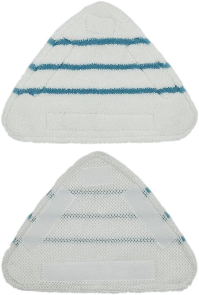 2Pcs Vacuum Cleaner Steam Mop Replacement Pad Mat Triangle Microfiber Head Fitting Refill Rag