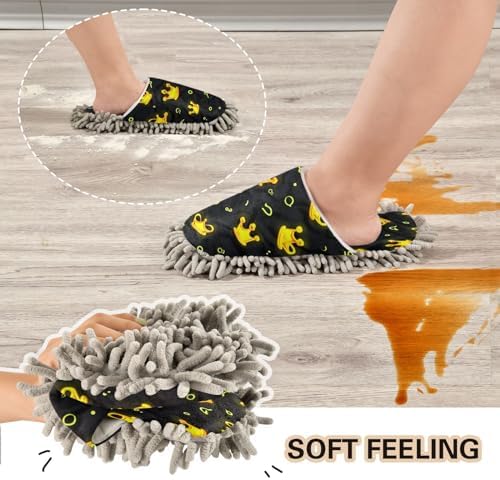 Zhirexin Cartoon Crown Cleaning Slippers 1