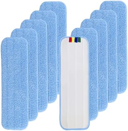 BeiLan Replacement Microfiber Mop Pads 18 Inch 10 Pack