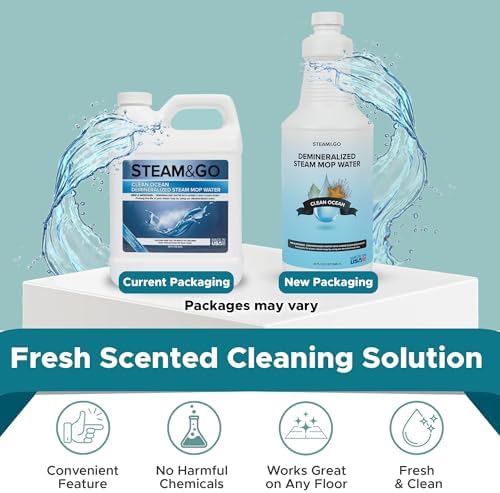 Steam Go Demineralized Water - 32oz Multi-Surface Cleaner