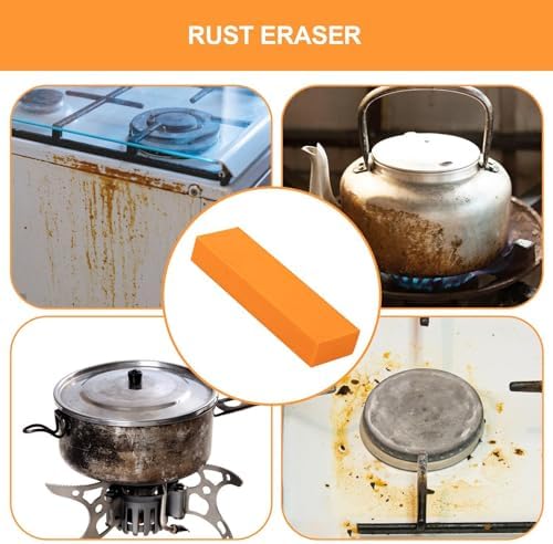 Metal Rust Eraser - Durable Rubber Cleaner for Stains and Dirt