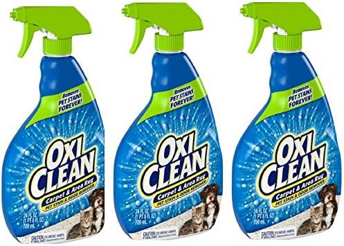 OxiClean 24 oz Carpet and Area Rug Pet Stain Remover 3 Pack