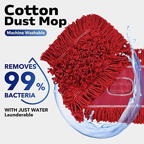L Luke Supply Matthew Cleaning 36 Cotton Dust Mop Refill 6 Pack