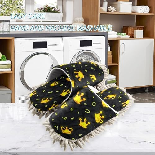 Zhirexin Cartoon Crown Cleaning Slippers 1