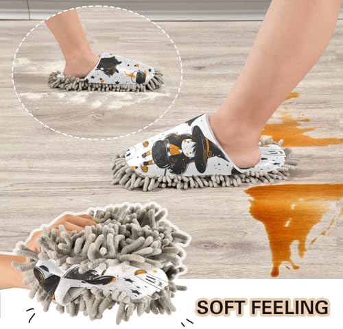 Zhirexin Halloween Flying Witch Cleaning Slippers 1