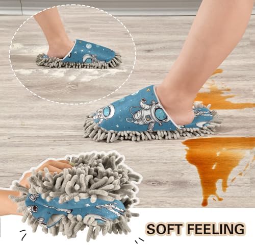 Zhirexin Microfiber Mop Slippers for Men Women 1