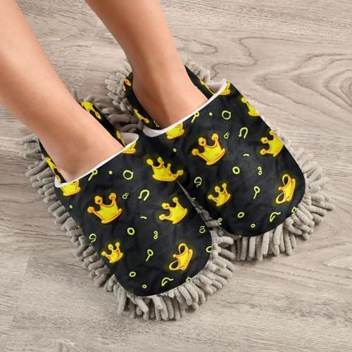 Zhirexin Cartoon Crown Cleaning Slippers 1