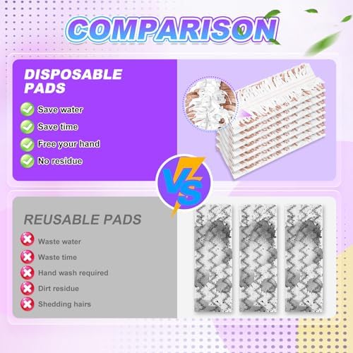 Disposable Mop Pads for SWiffer PowerMop 5 Count Refill