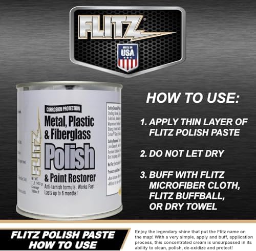 Flitz Multi-Purpose Metal Polish Paste - 1lb Can