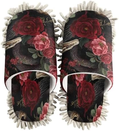 Zhirexin Microfiber Mop Slippers for Men Women Floor Cleaning Comfortable Wear