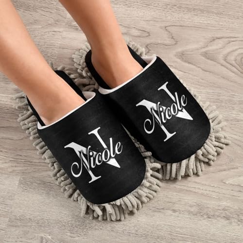 Custom Mop Slippers for Floor Cleaning Comfortable Microfiber Mop Slippers