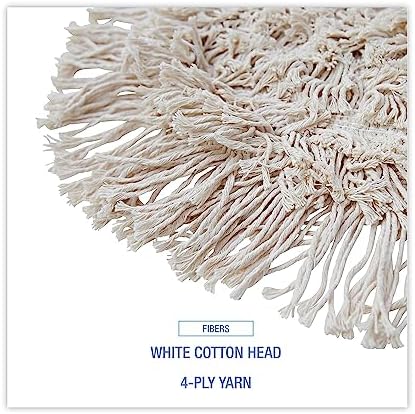 Boardwalk BWK1491 Dust Mop Head Cotton 175L x 135W White