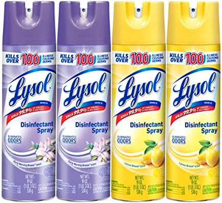 Lysol Disinfectant Spray Bundle 19 Fl Oz