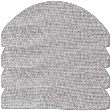 4 Pack Mop Cloths Compatible with Vyzzle D10 V20 L10 Robotic Vacuum