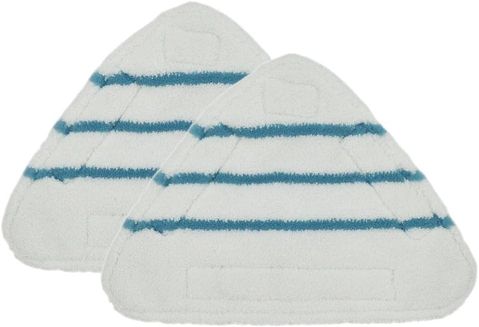 2Pcs Vacuum Cleaner Steam Mop Replacement Pad Mat Triangle Microfiber Head Fitting Refill Rag