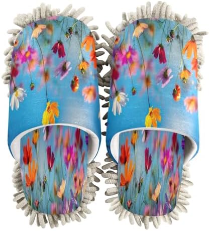 Zhirexin Microfiber Mop Slippers for House Cleaning