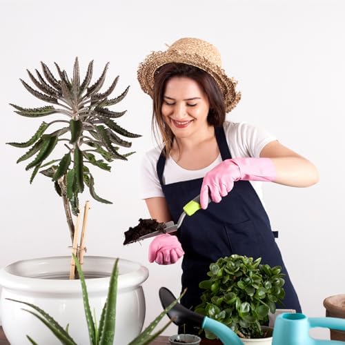 Bamllum Reusable Dishwashing Gloves with Cotton Lining