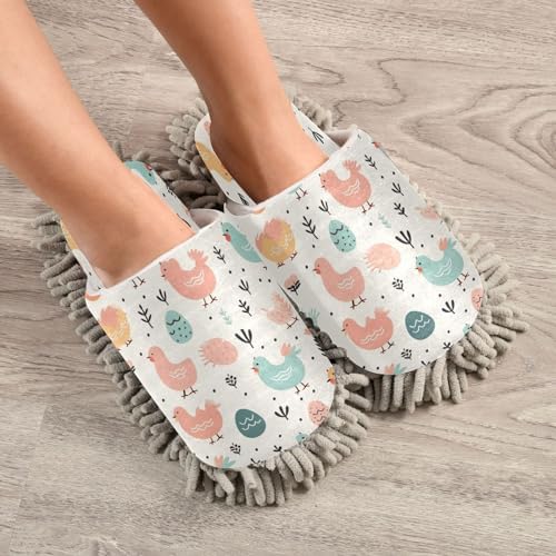 Bulletgxll Mop Slippers for Floor Cleaning