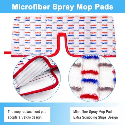 8 Pack Promist Max Mop Pads for O-Cedar Replacement