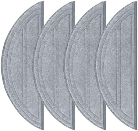 4 Pack Microfiber Mop Cloths for Roborock Q10 Models 1