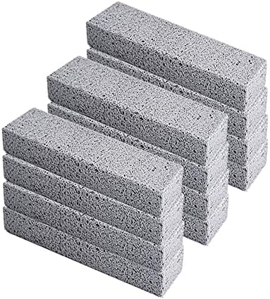 12-Pack Pumice Stones for Toilet Kitchen Cleaning