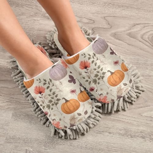 Zhirexin Colorful Autumn Microfiber Mopping Slippers